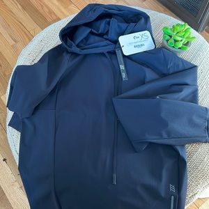 Zyia Men’s Navy Sahara Drawstring Hoodie NWT Size XS
